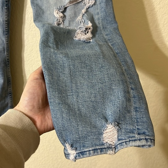 MOTHER Superior | The Tomcat The Confession Straight Leg Distressed Jean 26 - Picture 4 of 10